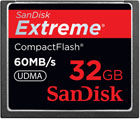 Sandisk Extreme 32GB 400x UDMA Compact Flash Best Price UK &pound;70.74