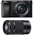 Sony Alpha A6100 Camera with 16-50mm and 55-210mm Lenses
