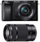 Sony Alpha A6100 Camera with 16-50mm and 55-210mm Lenses best UK price