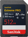 Sandisk 512GB Extreme Pro 300MBs V90 SDXC Card