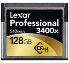 Lexar 128GB 3400x Professional Cfast 2.0 Card