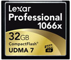 Lexar 32GB 1066x Professional Compact Flash
