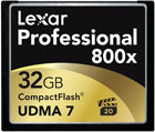 Lexar 32GB 800x Professional Compact Flash