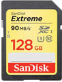 Sandisk 128GB Extreme 90MBs SDXC Card