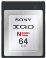 Sony 64GB N Series XQD Memory Card