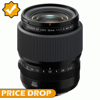 Price Drop on the Fujifilm 55mm f1.7 R WR GF Lens