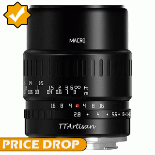 Price Drop on the TTArtisan 40mm f2.8 Macro (Nikon Z Mount) APS-C Lens