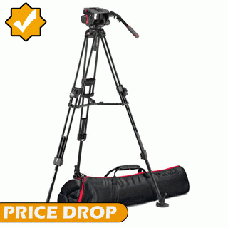 Price Drop on the Manfrotto 509 Video Head with 645 Fast Twin Aluminium Tripod
