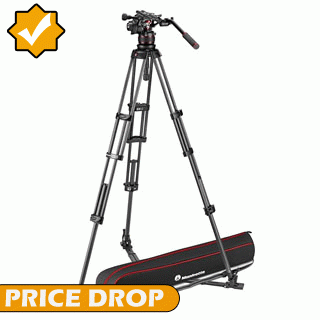 Price Drop on the Manfrotto Nitrotech 612 Video Head with Carbon Fibre Twin Leg Tripod GS MVK612TWINGC