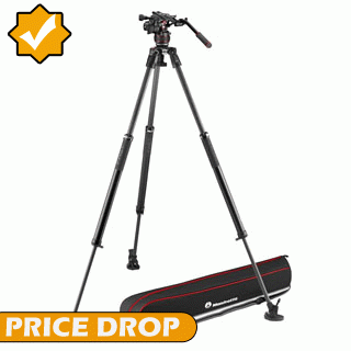 Price Drop on the Manfrotto Nitrotech 608 with 635 Fast Single Leg Carbon Fibre Tripod MVK608SNGFC