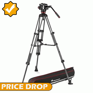 Price Drop on the Manfrotto 504X Video Head with CF Twin Leg MS Tripod MVK504XTWINMC