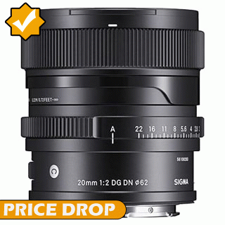 Price Drop on the Sigma 20mm f2 DG I Contemporary Lens (L-Mount)