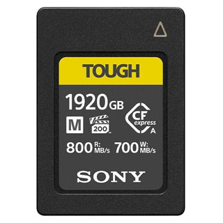 Compare Prices on the Sony 1920GB Tough 800MBs CFexpress Type A Memory Card
