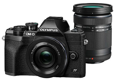 Compare Prices on the Olympus OM-D E-M10 Mark IV Camera with 14-42mm & 40-150mm Lenses