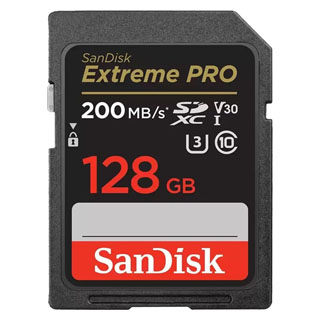 Compare Prices on the Sandisk 128GB Extreme Pro 200MBs SDXC Card
