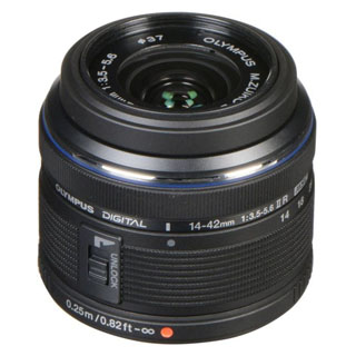 thumbnail image 2 of M.Zuiko 14-42mm F/3.5-5.6 EZ Black Lens For Olympus & Panasonic Micro Four Thirds 2 of 6