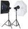 Interfit F121 200w Twin Head Softbox and Umbrella Kit INT906 best UK price